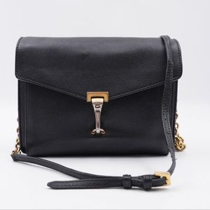 Burberry black leather crossbody
